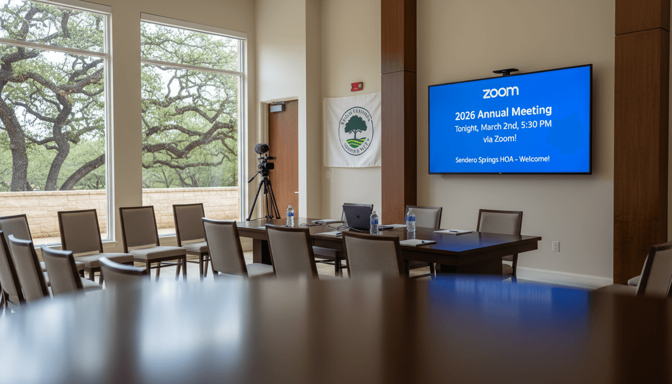 Important Reminder: 2026 Annual Meeting Tonight, March 2nd, 5:30 PM via Zoom